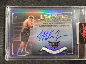 2022 Leaf Vibrance How Legends Are Made Auto Card Mike Tyson #HLM-MT1 (DS) - Picture 1 of 2