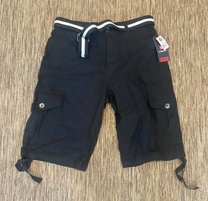 Neu mit Etikett Southpole Cargoshorts Ripstop Canvas Gürtel Skater Streetwear 32 schwarz Herren - Bild 1 von 6