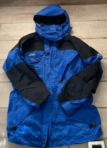 Columbia Titanium Omni Tech Blue Women's Small Ski Jacket Parka Coat hood EUC - Picture 1 of 8