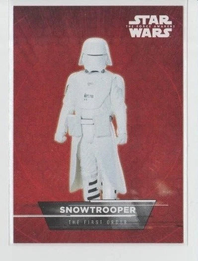 Star Wars The Force Awakens Series 1 CHARACTER Sticker Trading Card 7 of 18 - Image 1 of 1