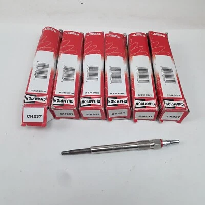 6 Diesel Glow Plug Fits Ford F-250 HD E-350 Club Wagon E350 Super Duty 1994-2003 - Image 1 of 3