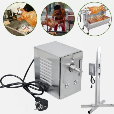 BBQ Röster Spanferkelgrillmotor 45W 220V Elektromotor Drehspieß Edelstahl Motor - Bild 1 von 4