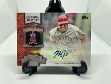 2013 Topps Chasing History Mike Trout Auto Autograph Signed Card