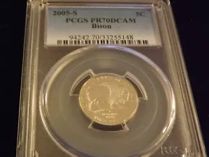 2005-S 5C Bison PCGS PR 70 DCAM - Picture 1 of 2