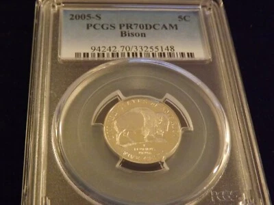 2005-S      5C            Bison           PCGS PR 70 DCAM - Image 1 of 2