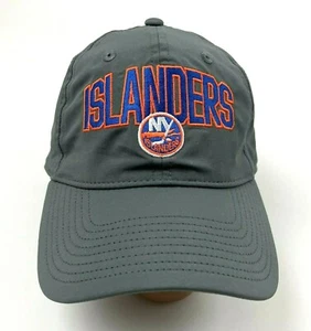 Adidas New York Islanders Hat Cap Strapback Adjustable Gray Adult Embroidered - Picture 1 of 6