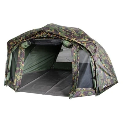 Paraguas ovalado de bajo perfil Abode Falcon DPM 7 costillas sistema Brolly Bivvy Foto 1 de 4