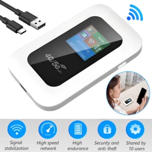 Portable 4G WiFi Router 150Mbps Mobile Broadband WiFi Hotspot for Business Trave - Picture 1 of 12