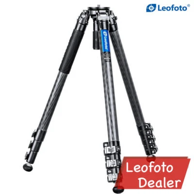 Leofoto LVM-324C 4-Section Carbon Fiber Video Tripod with 75mm Bowl - Image 1 of 4