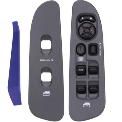 Window Control Switch+Gray Bezel 3 pcs for Dodge Ram Dakota Durango 56049805AB Foto 1 de 4