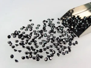 Natural Black Spinal 3mm Round Faceted Calibrated Size Loose Gemstone 20 Pcs - Picture 1 of 5