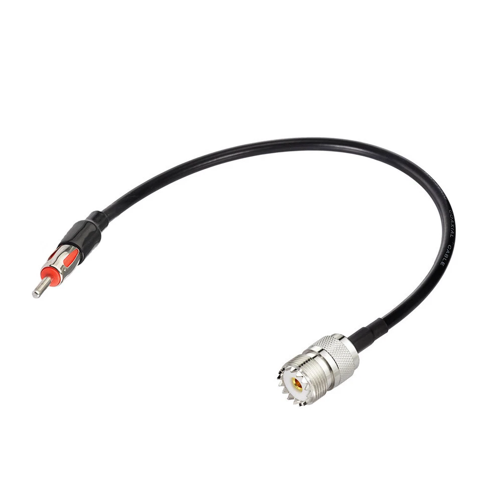 SUPERBAT UHF SO239 Female to DIN Car radio AM/FM CD/DVD Aerial antenna RG58 Adapter Cable