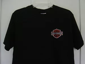 CAMISETA NEGRA HARLEY DAVIDSON UNISEX MANGA CORTA TALLA M - Imagen 1 de 4