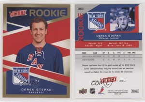 2010-11 Upper Deck Victory Gold Derek Stepan #318 Rookie RC