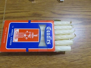 Vtg Candles Swedish Angel Chimes Christmas Tree Old Stock - Picture 1 of 7