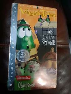 VeggieTales Josh and the Big Wall Obedience 1997 NEW SEALED RARE CHILDREN'S FAST - Picture 1 of 6