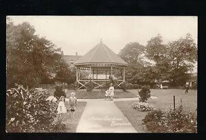 Somerset BURNHAM-ON-SEA Manor Gardens &  Children Used 1913 RP PPC by Mounter