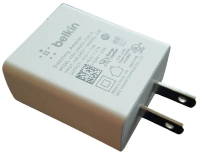 Belkin Wireless AC Adapter USB Charger DSA-24QFA FUS A  5V 3A 9V 2.7A 12V 2A New - Image 1 of 4