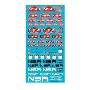 NSR 4300 Professional NSR Decals Kit 15,9x3,1 Zoll / 15x8cm für Slotcars - Bild 1 von 1