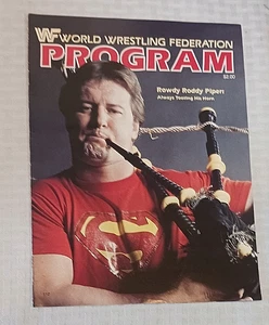 Vintage 1984 WWF Wrestling Program WWE House Show 112 WWE Piper Hogan Andre NWA - Picture 1 of 2
