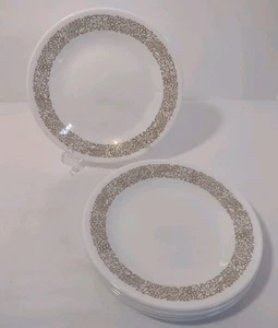 Corelle Woodland Brown Plates Set of 8 Bread & Butter Salad Dessert 6-3/4" - Picture 1 of 4