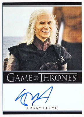 Game of Thrones Legends of the Realm Harry Lloyd Bordered Autograph Auto #NNO - Image 1 of 2