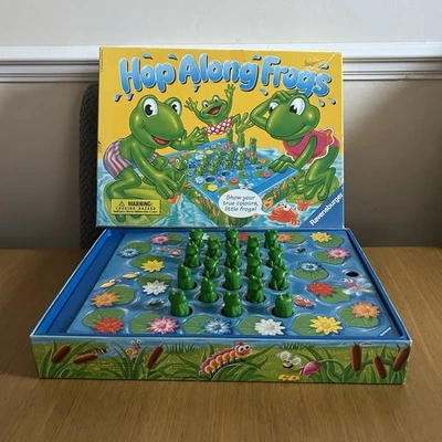 Hop Along Frogs Game By Ravensburger Rare Vintage Game 1998 Memory Game No Rules - Image 1 of 4
