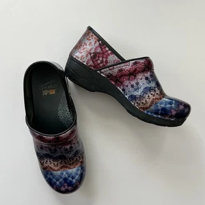 Dansko XP 2.0 Clog Größe EU 38 / US 7,5-8 Metallic Tie Dye Lackleder bunt - Bild 1 von 11