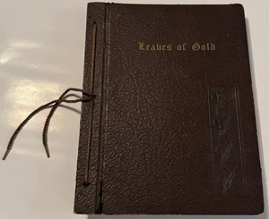 Hardcover Book, Leaves Of Gold, 1956 Ed, Coslett Pub., Fair Cond - Imagen 1 de 9