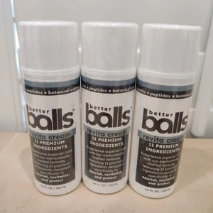 Better Balls Revita Cream for Men's Groin/ Nourish & Protects  3.4oz (3-pack) - Picture 1 of 2