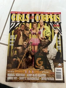 2014 GIRLS AND CORPSES Magazine Horror, Sideshow Freaks, Michael Berryman, Babes - Picture 1 of 24