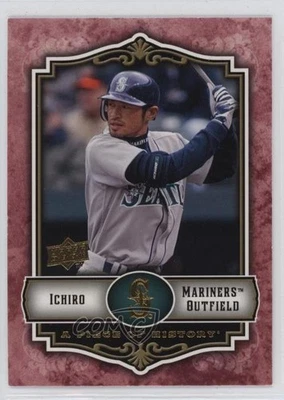 2009 Upper Deck A Piece of History Red Ichiro Suzuki #83 HOF - Image 1 of 2