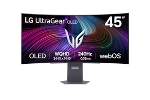 LG UltraGear gebogener Smart-Gaming-Monitor 45 Zoll OLED 240 Hz WQHD webOS 003 - Bild 1 von 15