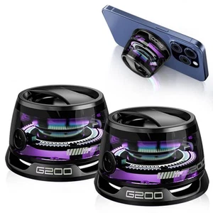 Magnetic Bluetooth Speakersmall Bluetooth Speaker With Multirgb Color Light And - Picture 1 of 8