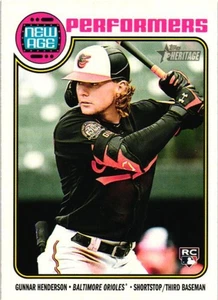 2023 Topps Heritage #NA-15 Gunnar Henderson New Age Performers - Bild 1 von 2
