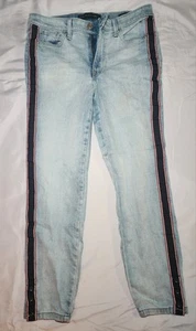Vintage 1990er-2000er Y2K Tommy Hilfiger Seitenstreifen Skater Denim Jeans Größe 8 - Bild 1 von 10