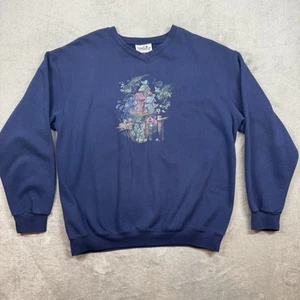 Sudadera Northern Reflections para mujer XL azul Birdhouse Crew manga larga - Imagen 1 de 7