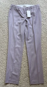 Women’s Hugo Boss Purple Wool Dress Pants Size 6 NWT - Picture 1 of 6