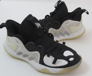 Adidas Harden Stepback 2 Mens Sz 6 Basketball Shoes Black White NO LACES FZ1384 - Picture 1 of 10