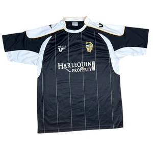 Port Vale Football Club FC Shirt XL schwarz weiß Nadelstreifen Vandanel Fußball Trikot - Bild 1 von 6