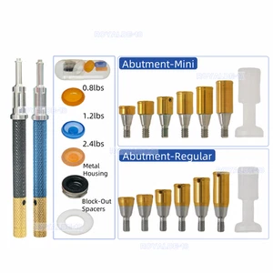 Dental Abutment Retentive Caps Inserts Locator Implant Metal Housing Caps OSSTEM - Picture 1 of 26