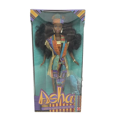 MUÑECA BARBIE AFROAMERICANA ASHA 1994 VINTAGE MATTEL NUEVA EN CAJA # 12676 Foto 1 de 4