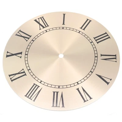 Diy Friendly Aluminium Metal Clock Dial Face Replacement with Roman Numbers - Image 1 of 4