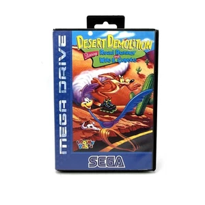 Desert Demolition Sega Megadrive COMPLET PAL CIB RARE - Picture 1 of 4