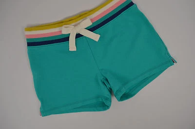 Mini Boden Girls Fun Sweat shorts Green Elastic Waist Size 4 - Image 1 of 4