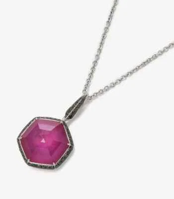 Colgante Stephen Webster Art Deco Oro Blanco y Cuarzo, DECO_PEND Foto 1 de 2