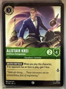 Alistair Krei | Ambitionierter Unternehmer | #87 | Azurite Sea | Lorcana | Regular - Bild 1 von 2