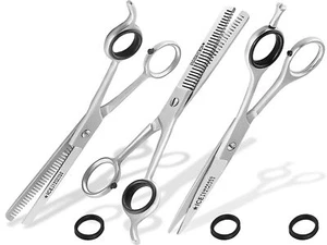 Hair scissors set hairdressing scissors + thinning scissors + modelling scissors super sharp - Picture 1 of 9
