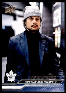 2023-24 UPPER DECK SERIES 1 SWAGNIFICENT AUSTON MATTHEWS TORONTO MAPLE LEAFS