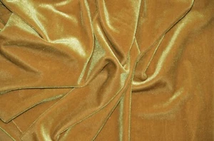 Stretch Velvet Fabric by the Yard | Velour Spandex for Apparel, Costume, Drape | - Picture 1 of 61